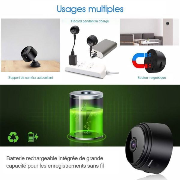 Mini Caméra Magnétique 1080p Online-Verkauf – Bild 4