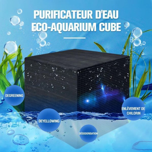 Cube de purification d eau Eco-Aquarium Schn?ppchen