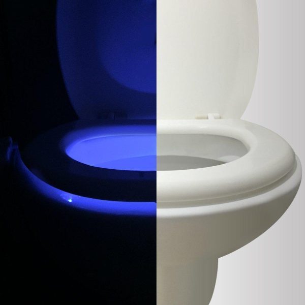 Lampe Toilette Veilleuse LED Éclairage pour WC 16 Couleurs Schn?ppchen