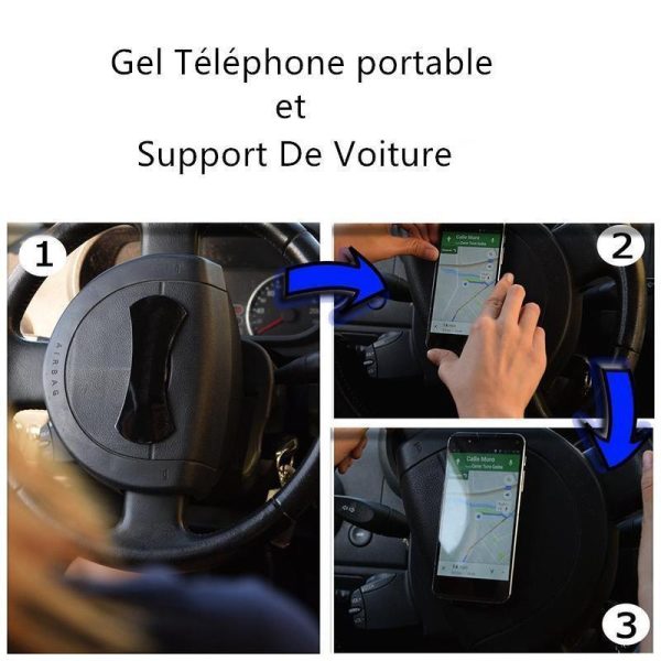 Gel Pads Support Téléphone Voiture en Silicone Antidérapant Online-Verkauf – Bild 4
