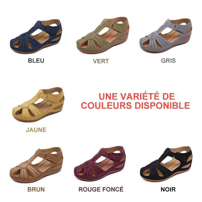 SANDALES  RESPIRABLES ET LÉGERS AVEC VELCRO POUR FEMMES Rabatt