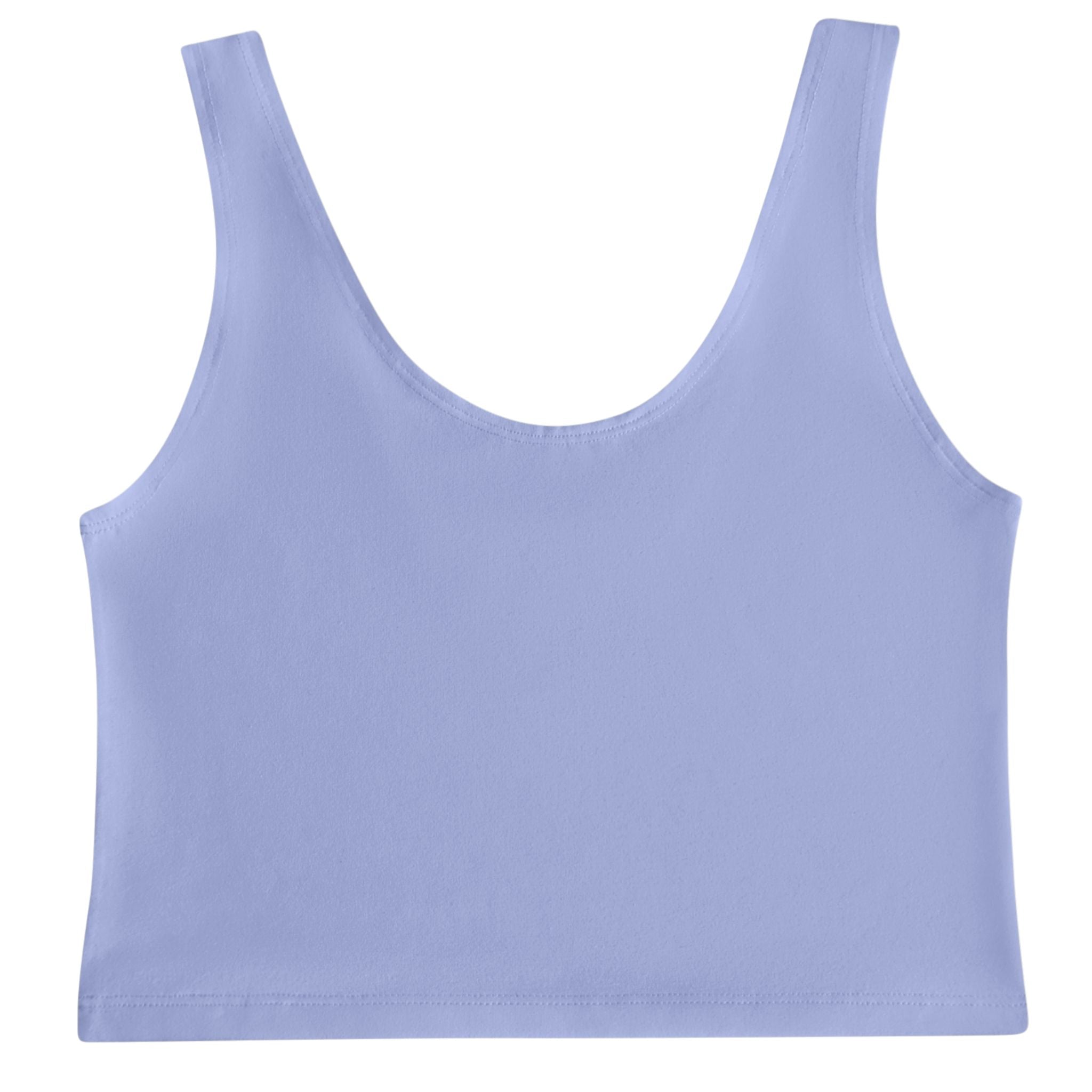 Lavender Organic Cotton Cropped Tank Top Online-Schn?ppchen