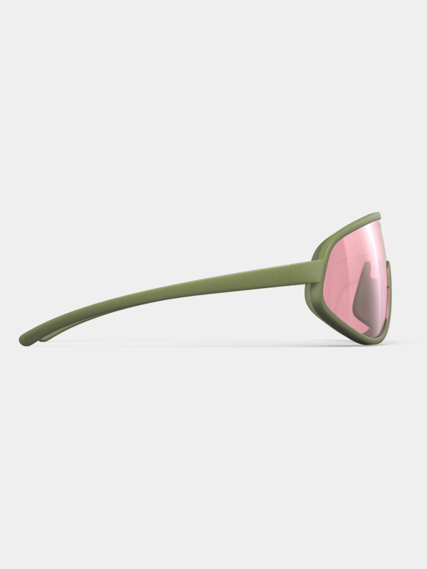 Fahrradbrille Low Light Kaki-Green Mode – Bild 3